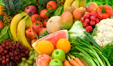 Frisches Obst und Gemüse sind gut für Neurodermitiker